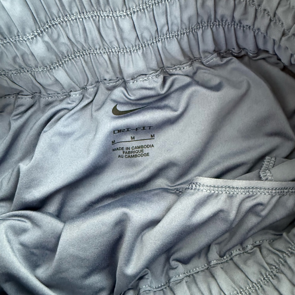 Nike Women's Dark Blue Athletic Shorts - Picture 2 of 2